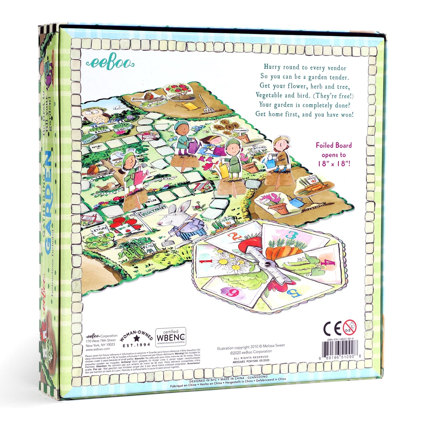 Eeboo Gathering a Garden Board Game - Persnickety Shop