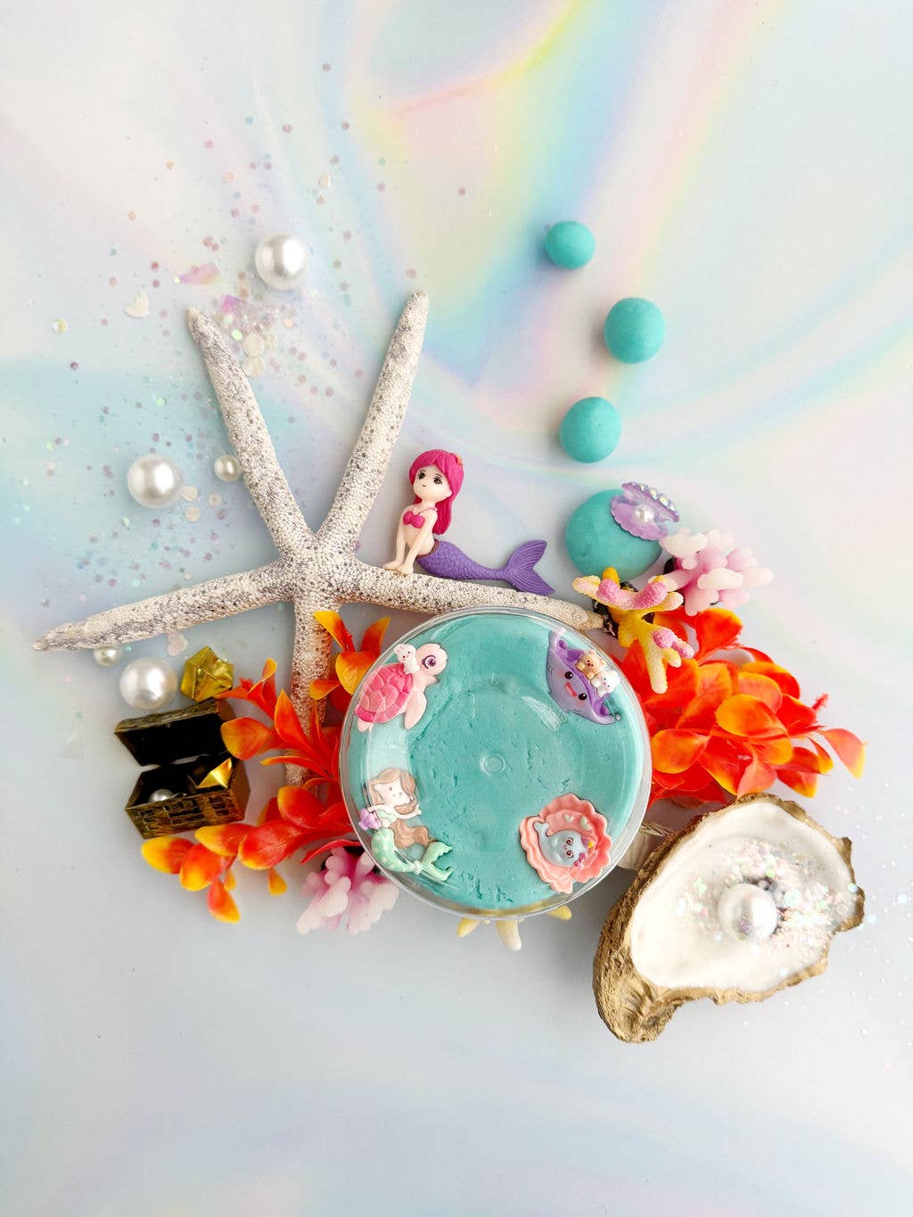 Mermaid (Blue Hawaiian) KidDough Play Kit - Persnickety Shop