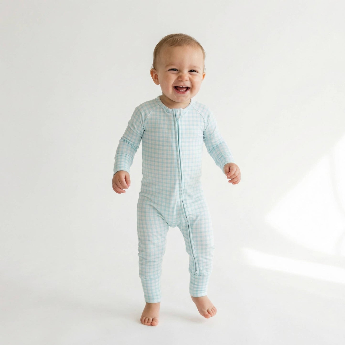 Coastal Check Bamboo Sleeper