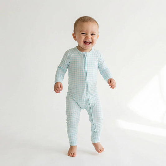 Coastal Check Bamboo Sleeper