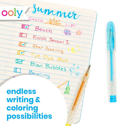Ooly Mini Doodlers Fruity Scented Gel Pens - Set of 20