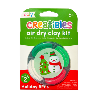 Ooly Creatibles: Air Dry Clay Kit - Holiday BFFs