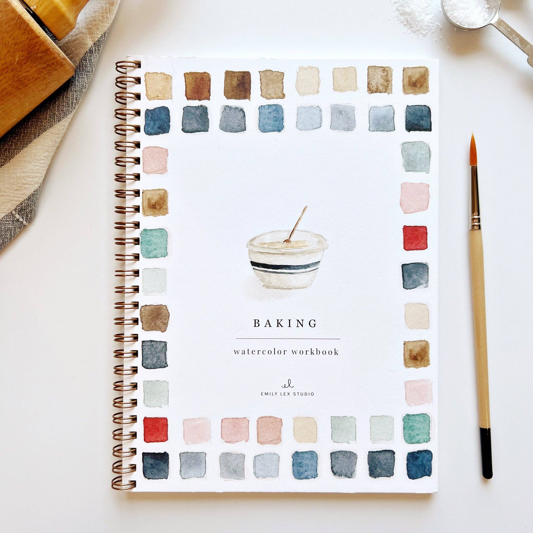 Baking watercolor workbook - Persnickety Shop