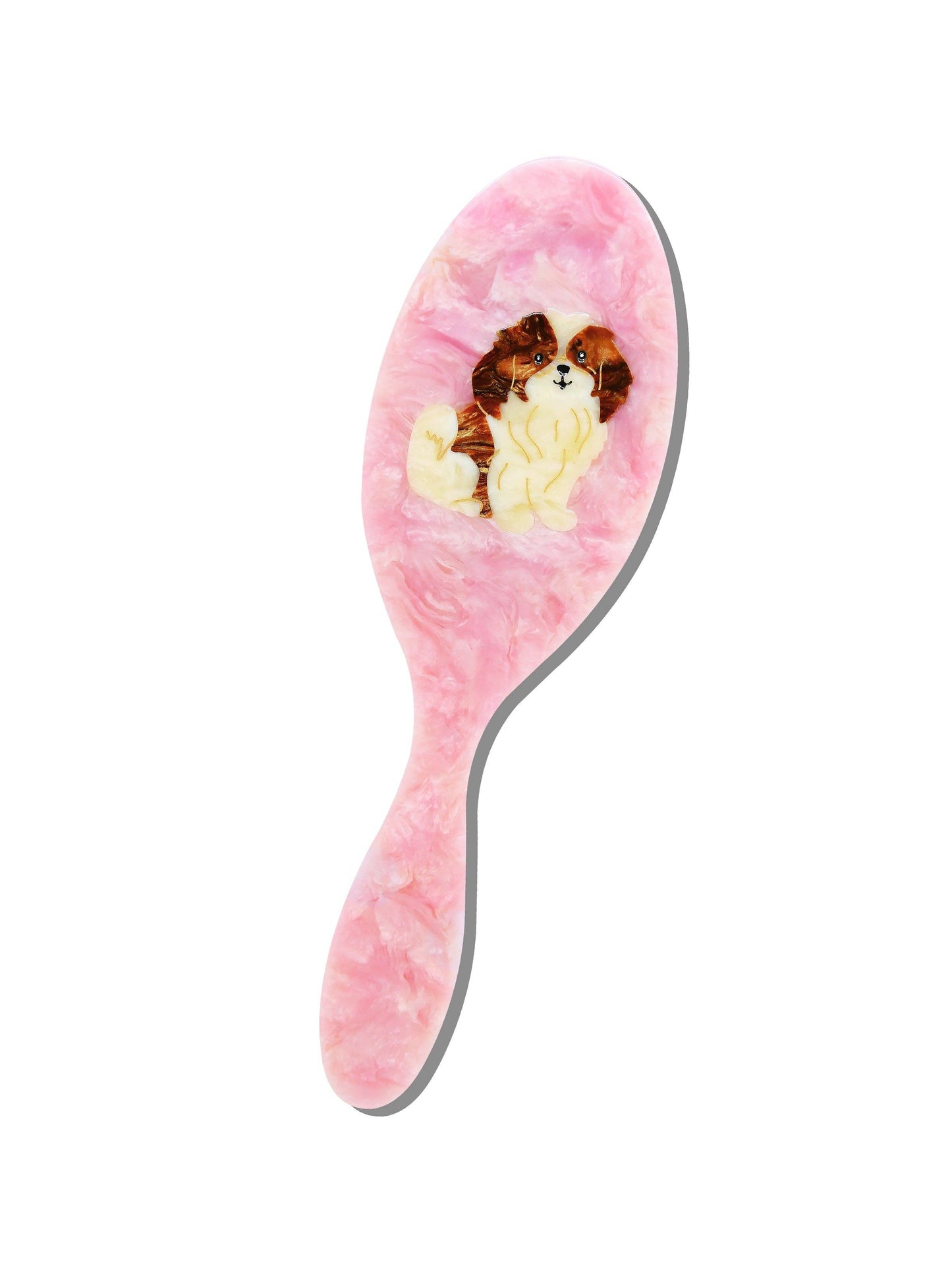 Hand-painted Shih Tzu Pup Brush | Eco-Friendly: Amazing Hair Day