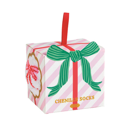 CHRISTMAS GIFTS TO GO- Chenille Christmas Socks