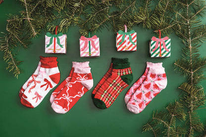 CHRISTMAS GIFTS TO GO- Chenille Christmas Socks