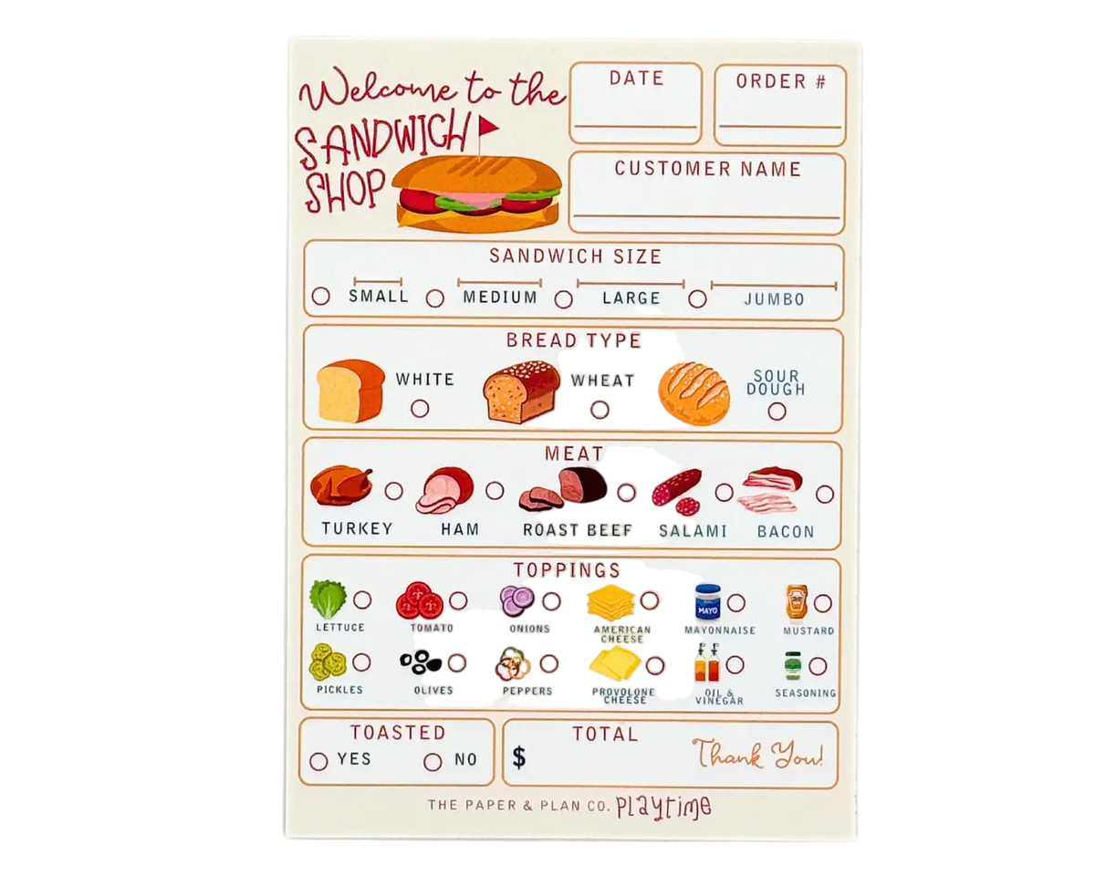 Sandwich Shop Playtime Pad®