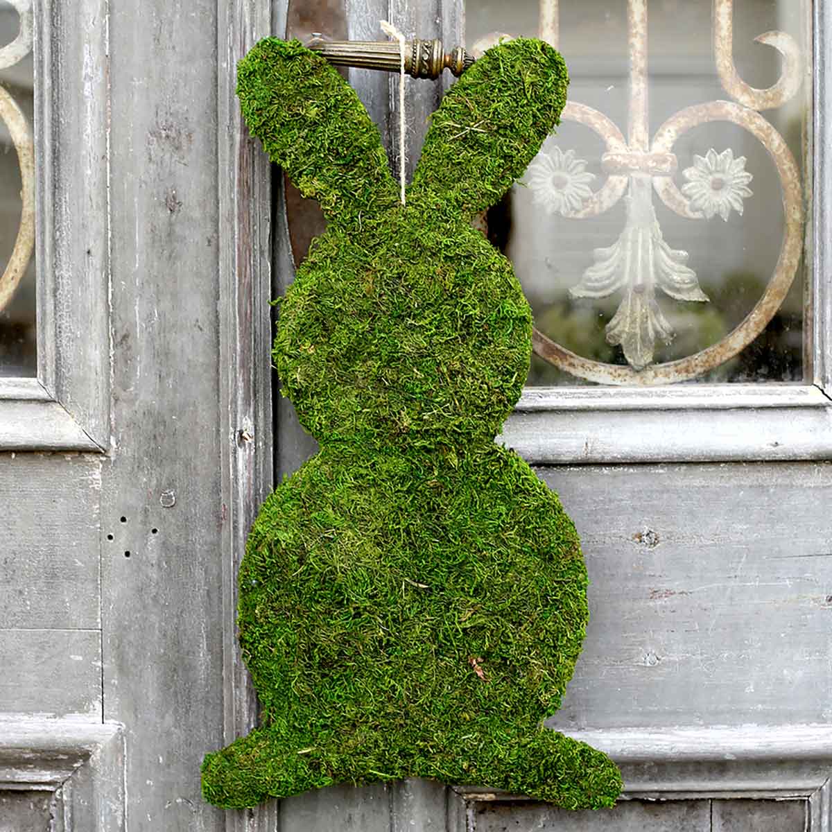 Moss Bunny Decor Hanging