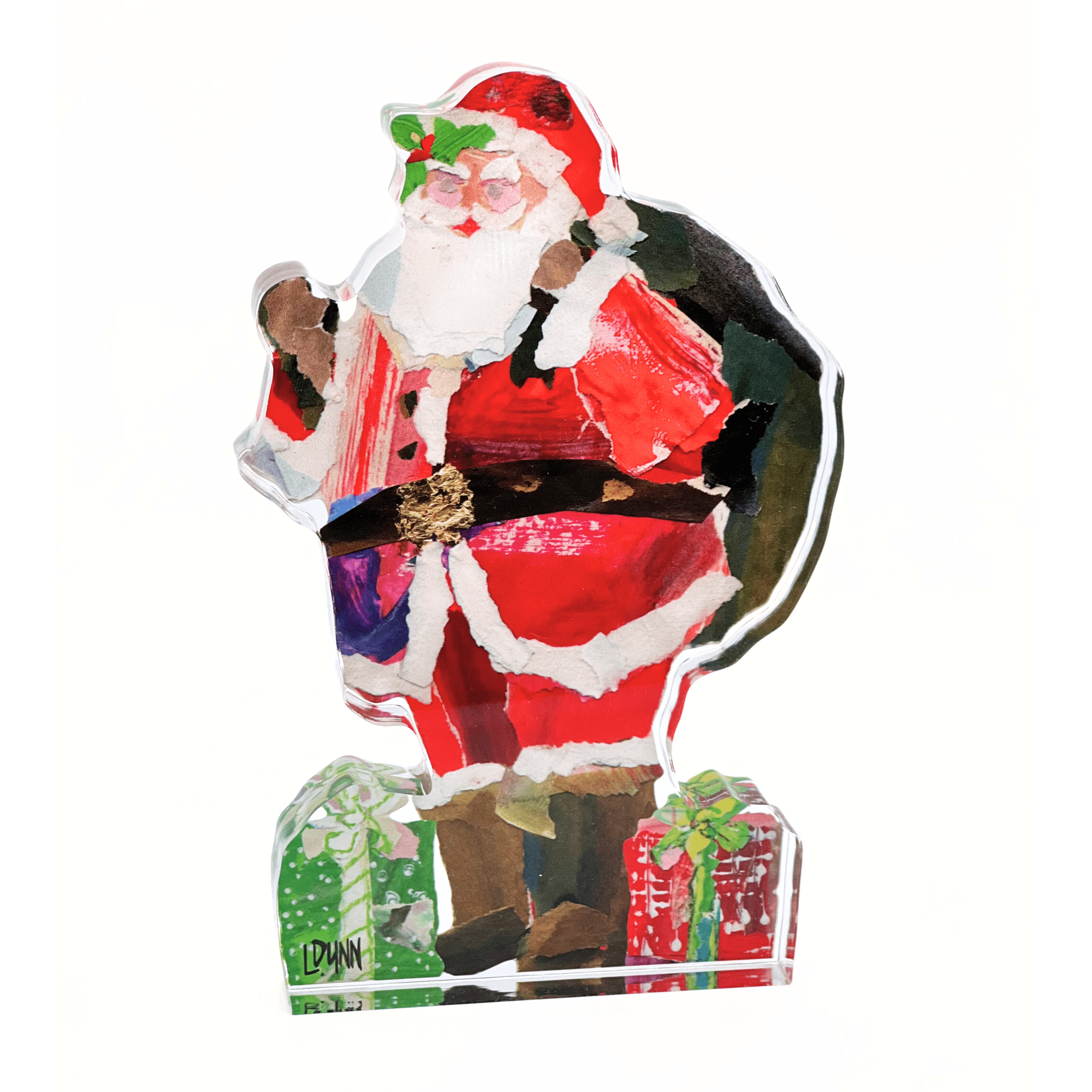 JOLLY OL' ST. NICK ACRYLIC BLOCK - Persnickety Shop