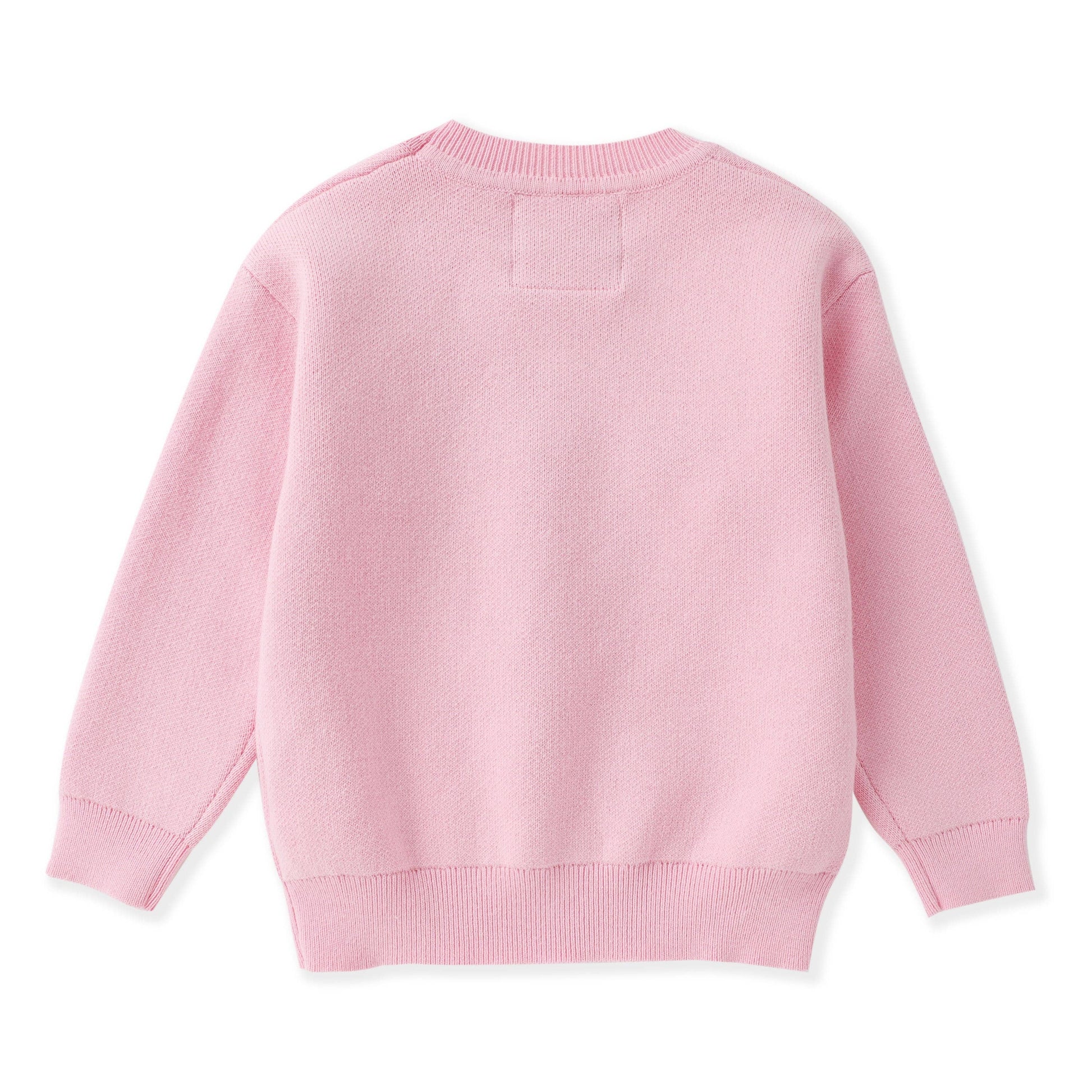 Pink Christmas Sparkle Bow Sweater - Persnickety Shop