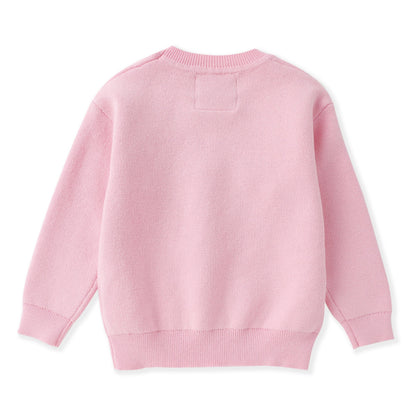 Pink Christmas Sparkle Bow Sweater - Persnickety Shop