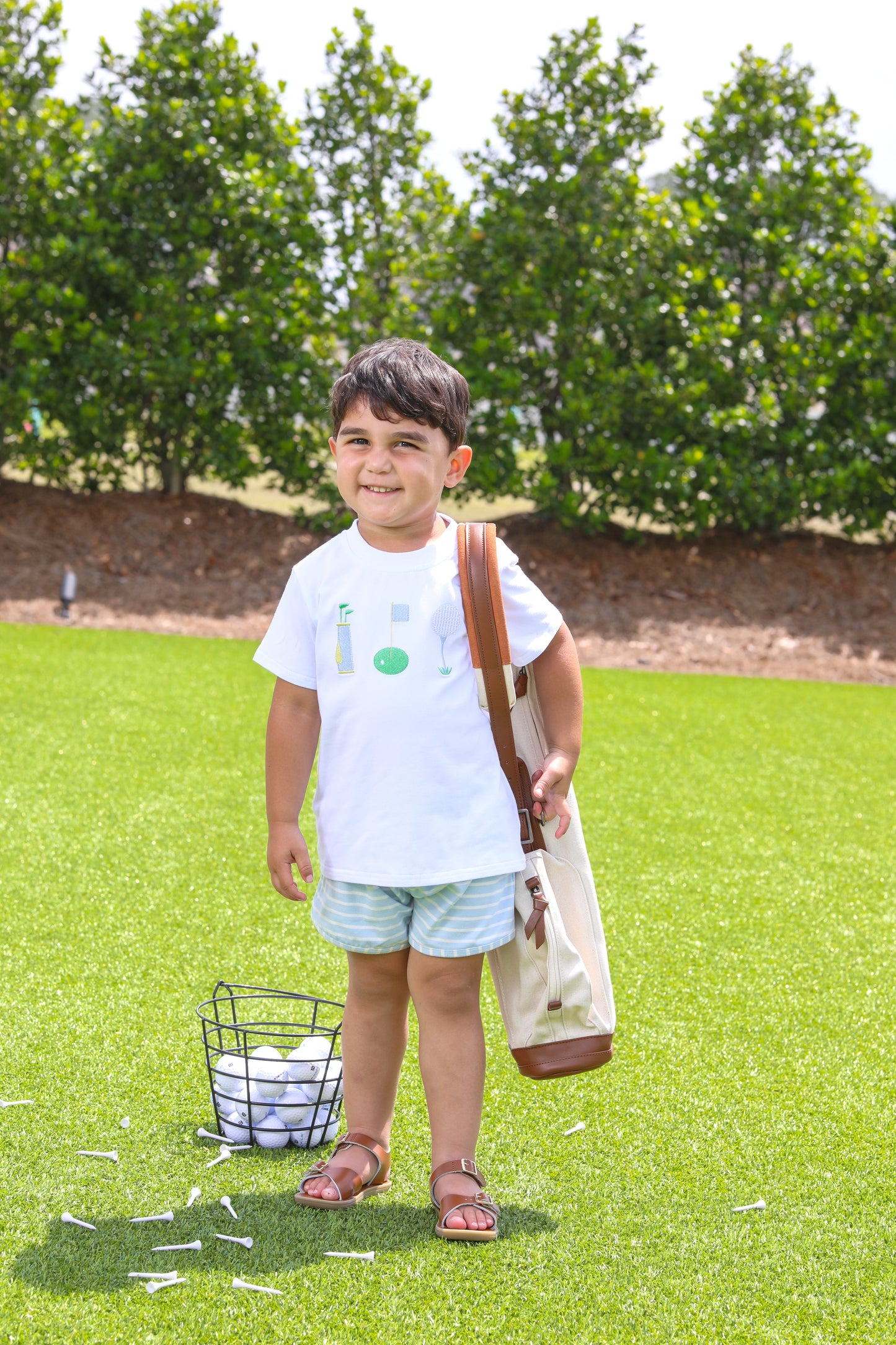 Trotter Street Kids Tee Time Short Set - Persnickety Shop