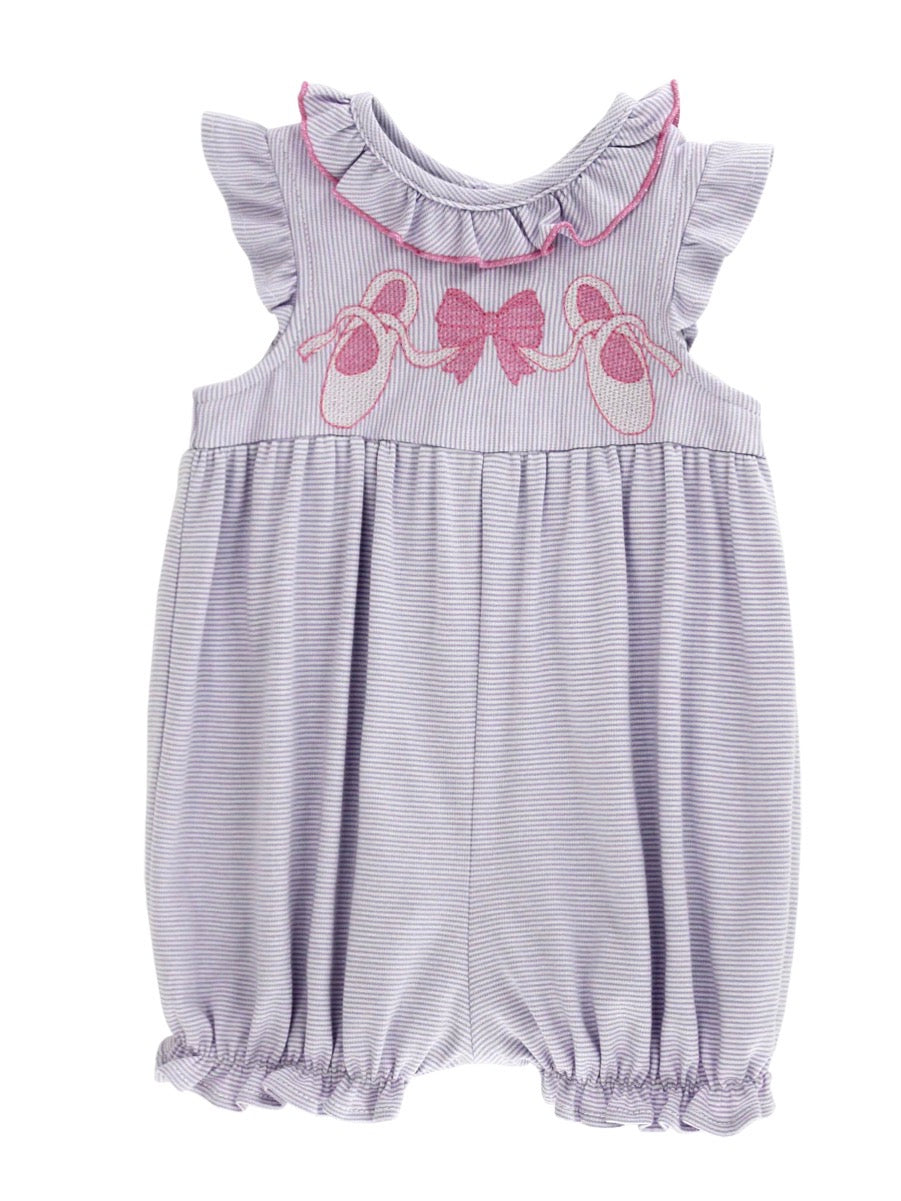The Bailey Boys Bows & Ballet - Knit Romper Short - Persnickety Shop