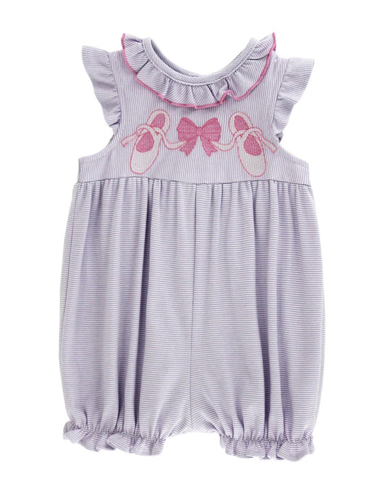 The Bailey Boys Bows & Ballet - Knit Romper Short - Persnickety Shop