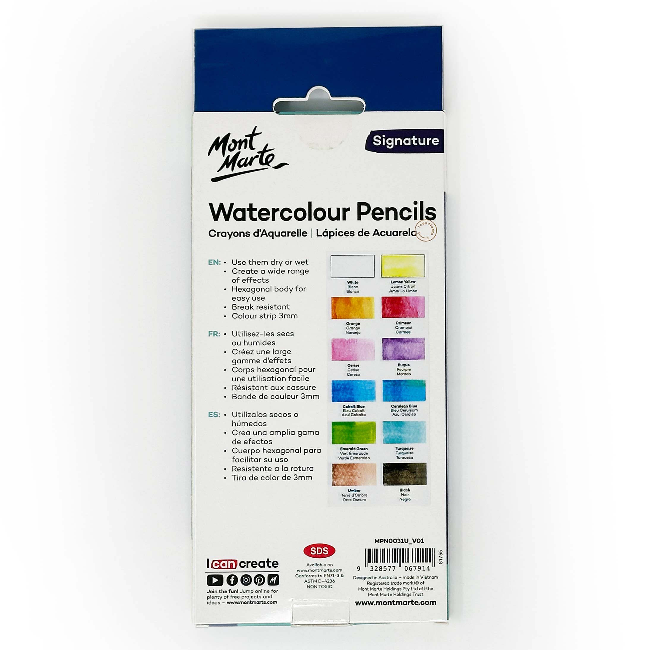 Watercolor Pencils Signature 12pc