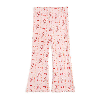 Sweet Wink Candy Cane Lane Christmas Girl's  Flare Legging - Persnickety Shop