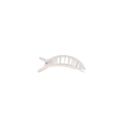 Coconut White | Tiny | Flat Round Clip