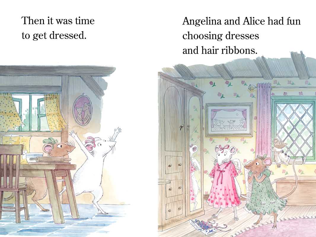 Angelina Ballerina and the Tea Party by Katharine Holabird: Paperback; 32 pages / English