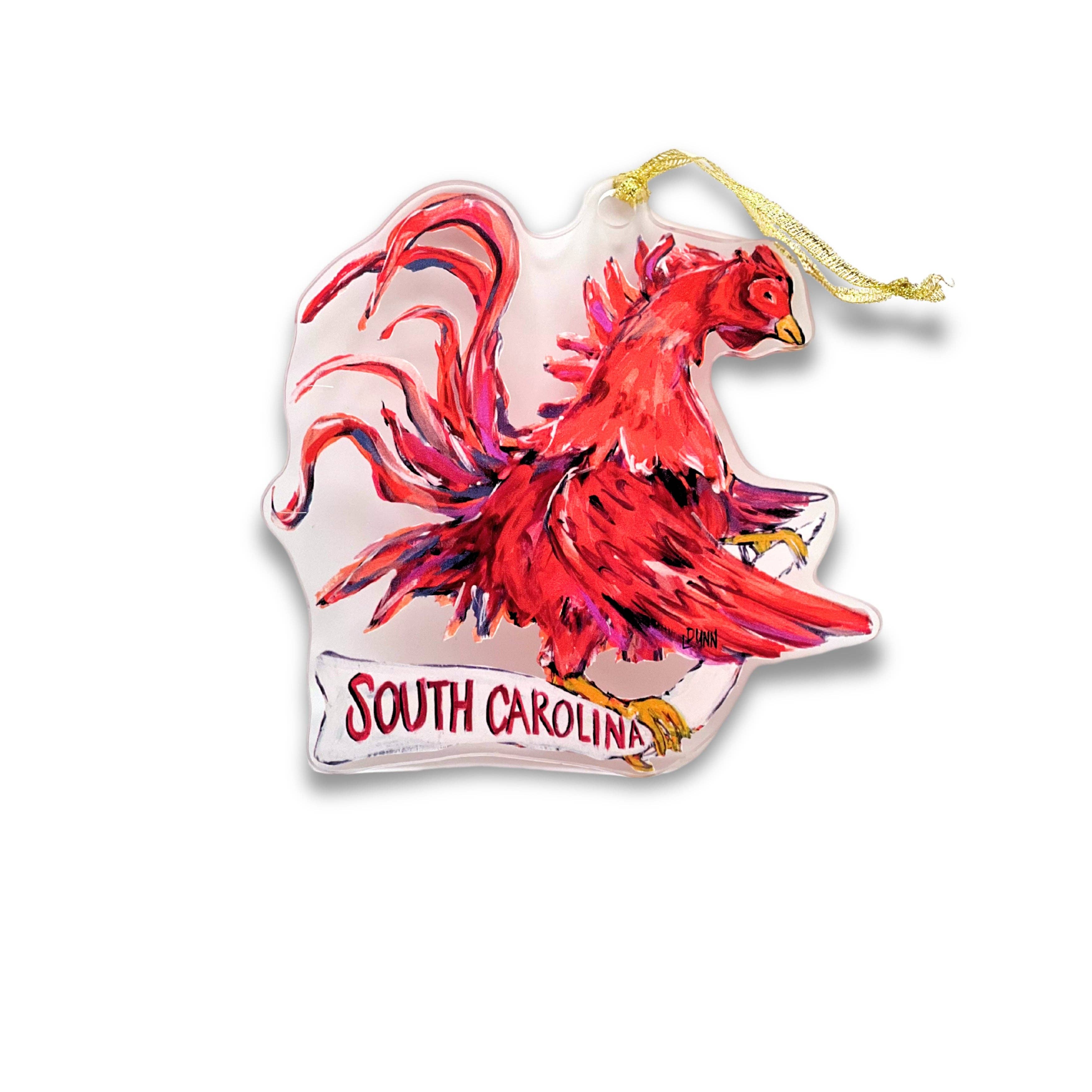 GAMECOCK ACRYLIC MASCOT ORNAMENT - Persnickety Shop