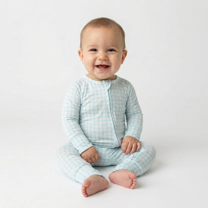 Coastal Check Bamboo Sleeper