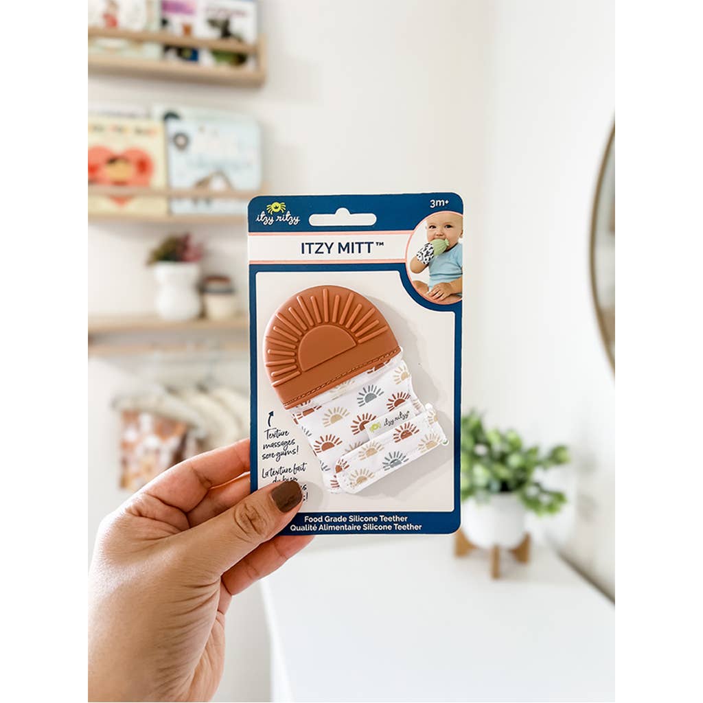 *NEW OPTION* Itzy Mitt™ Silicone Teething Mitts: Bunny - Persnickety Shop