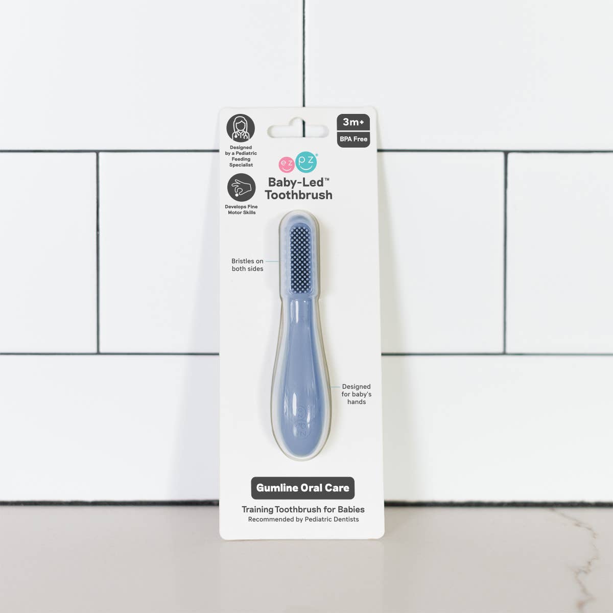 Baby-Led™ Toothbrush (Baby 3+ months): Indigo