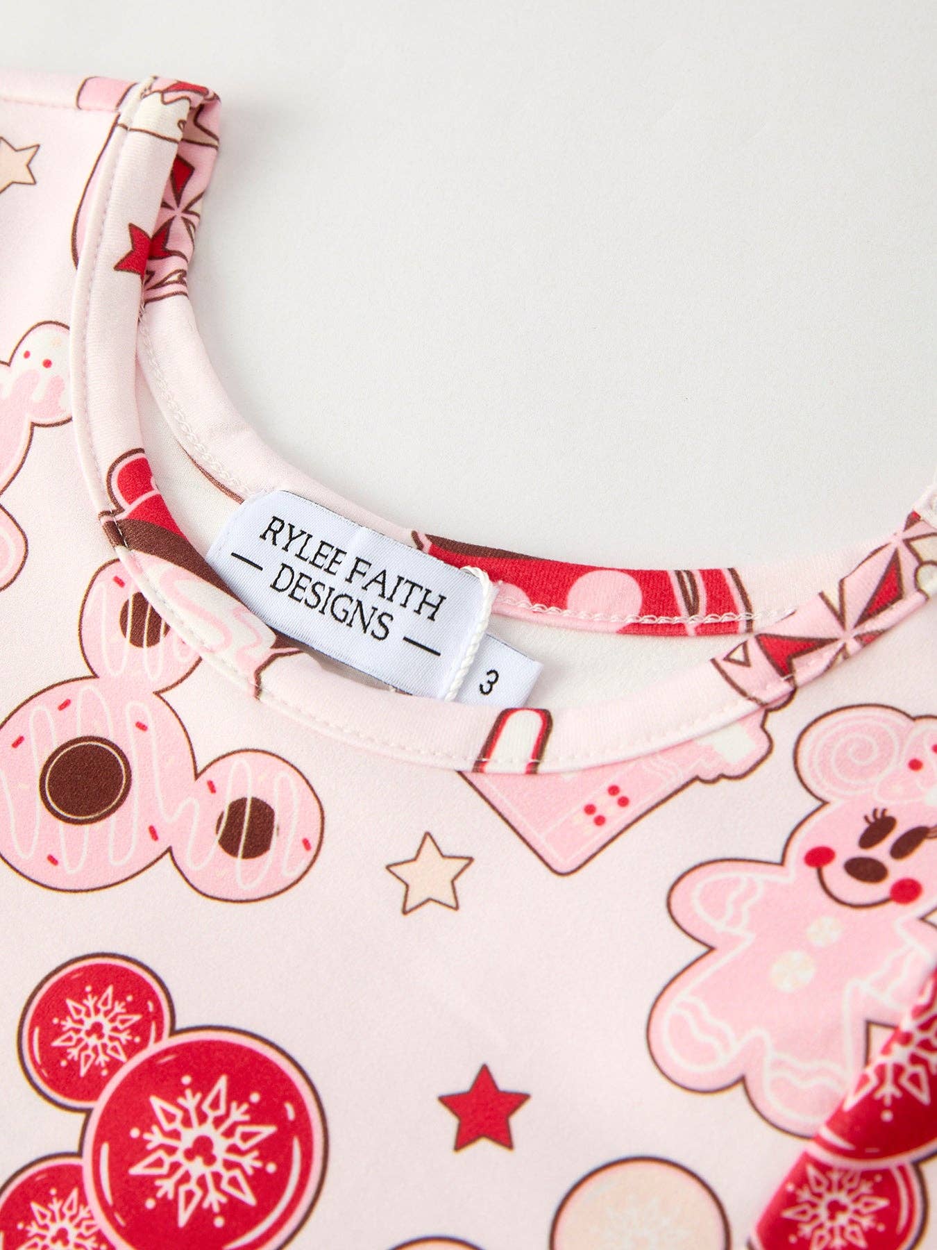 Christmas Sweet Holiday Cheer: Gingerbread and Candy Dress for Toddlers Girls: 2 - Persnickety Shop