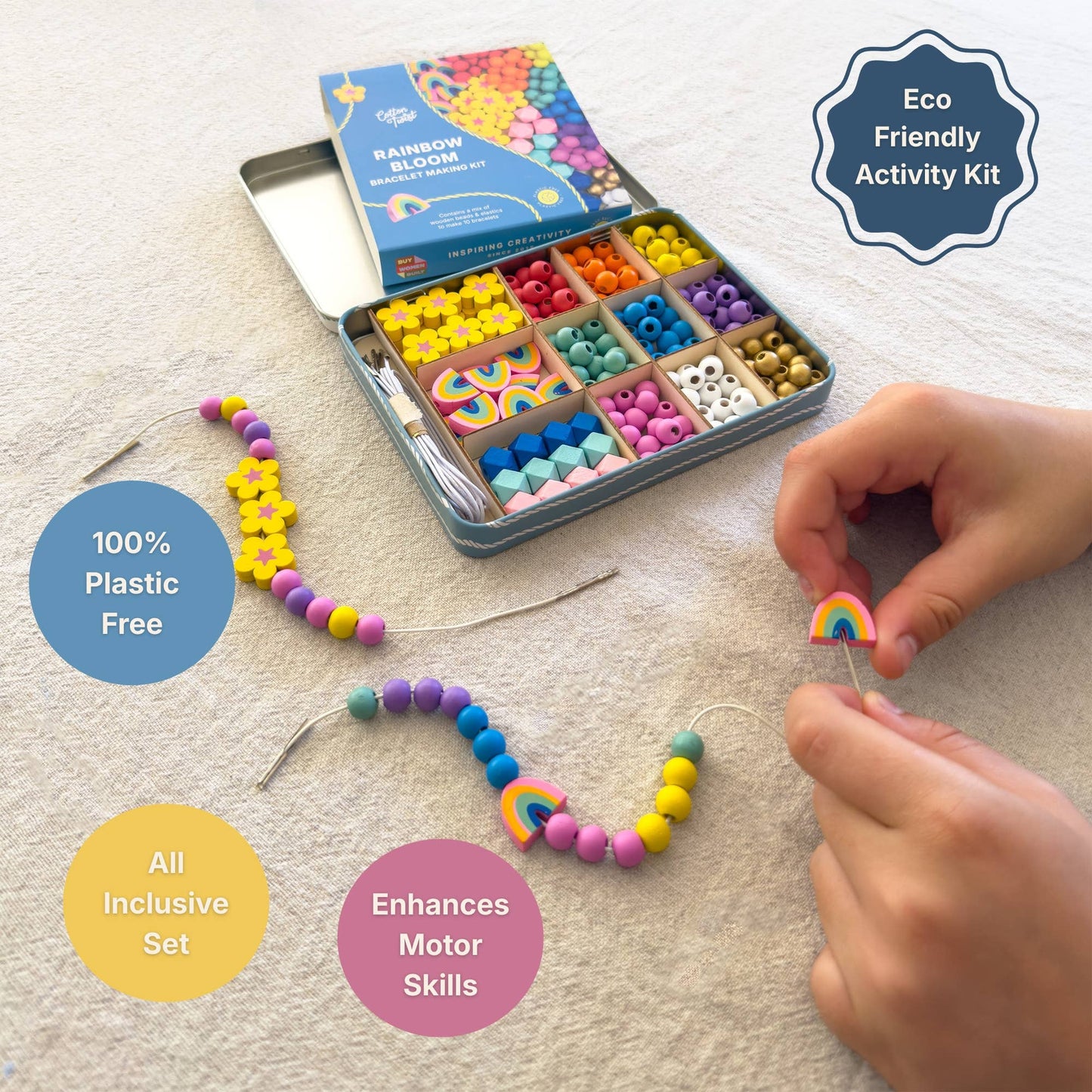 Rainbow Bloom Bracelet Making Kit