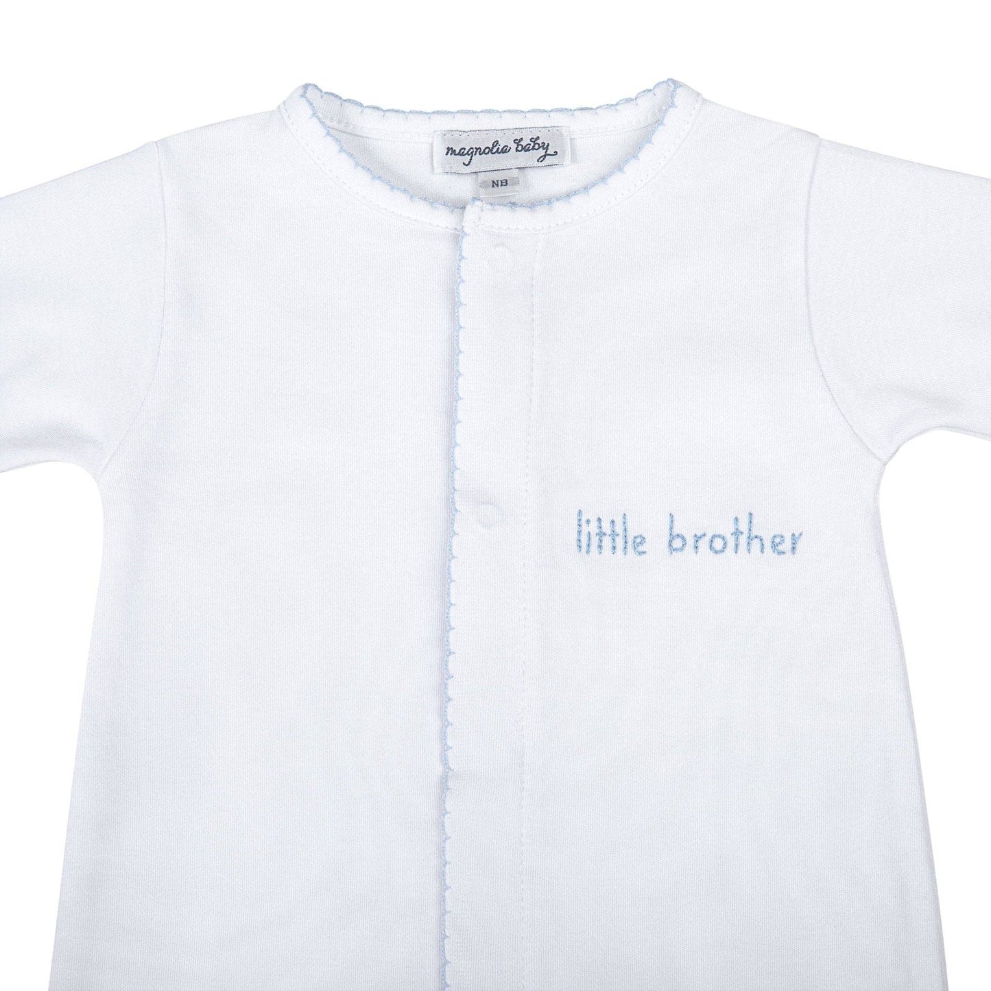 Little Brother Embroidered Converter: 3 Months - Persnickety Shop