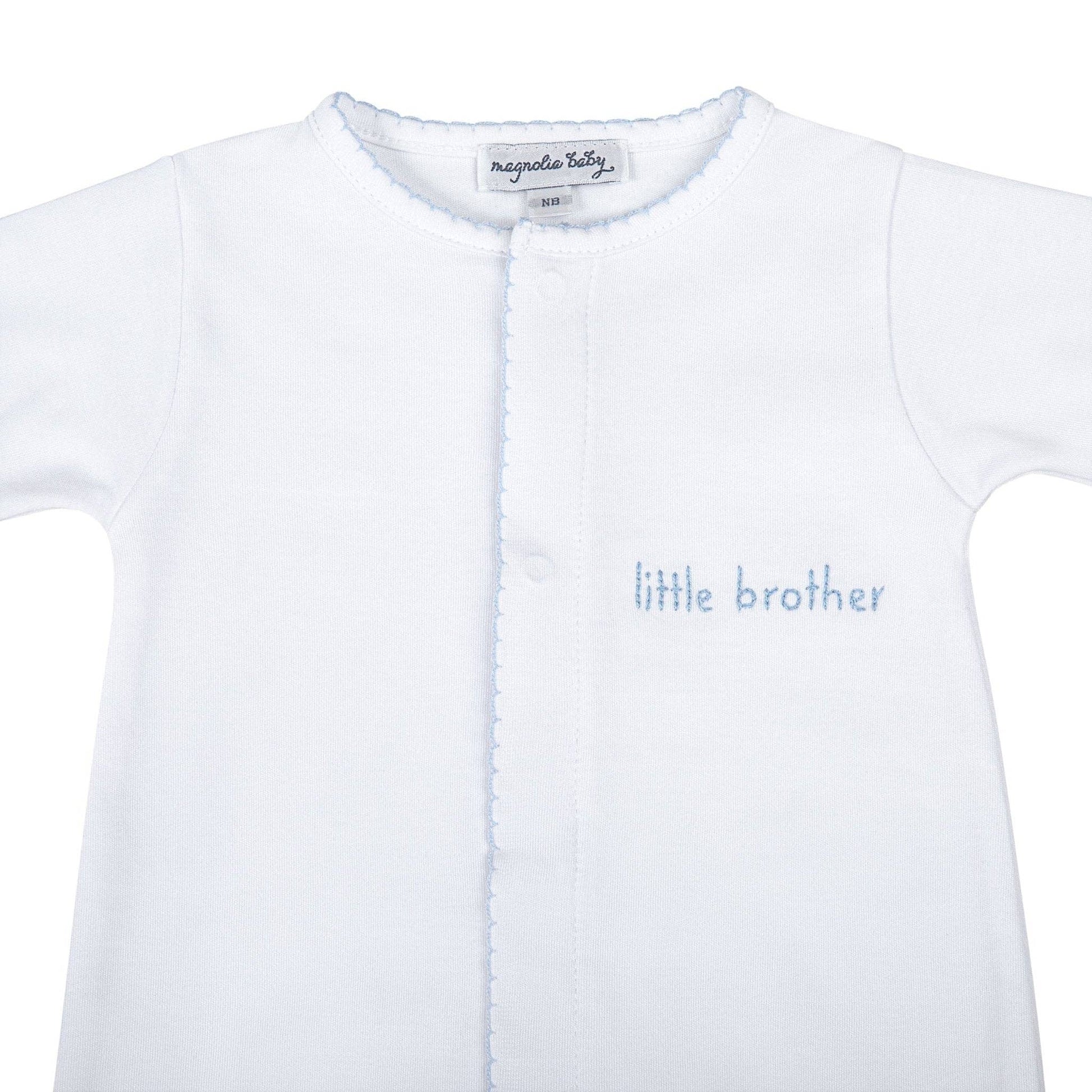 Little Brother Embroidered Converter: 3 Months - Persnickety Shop