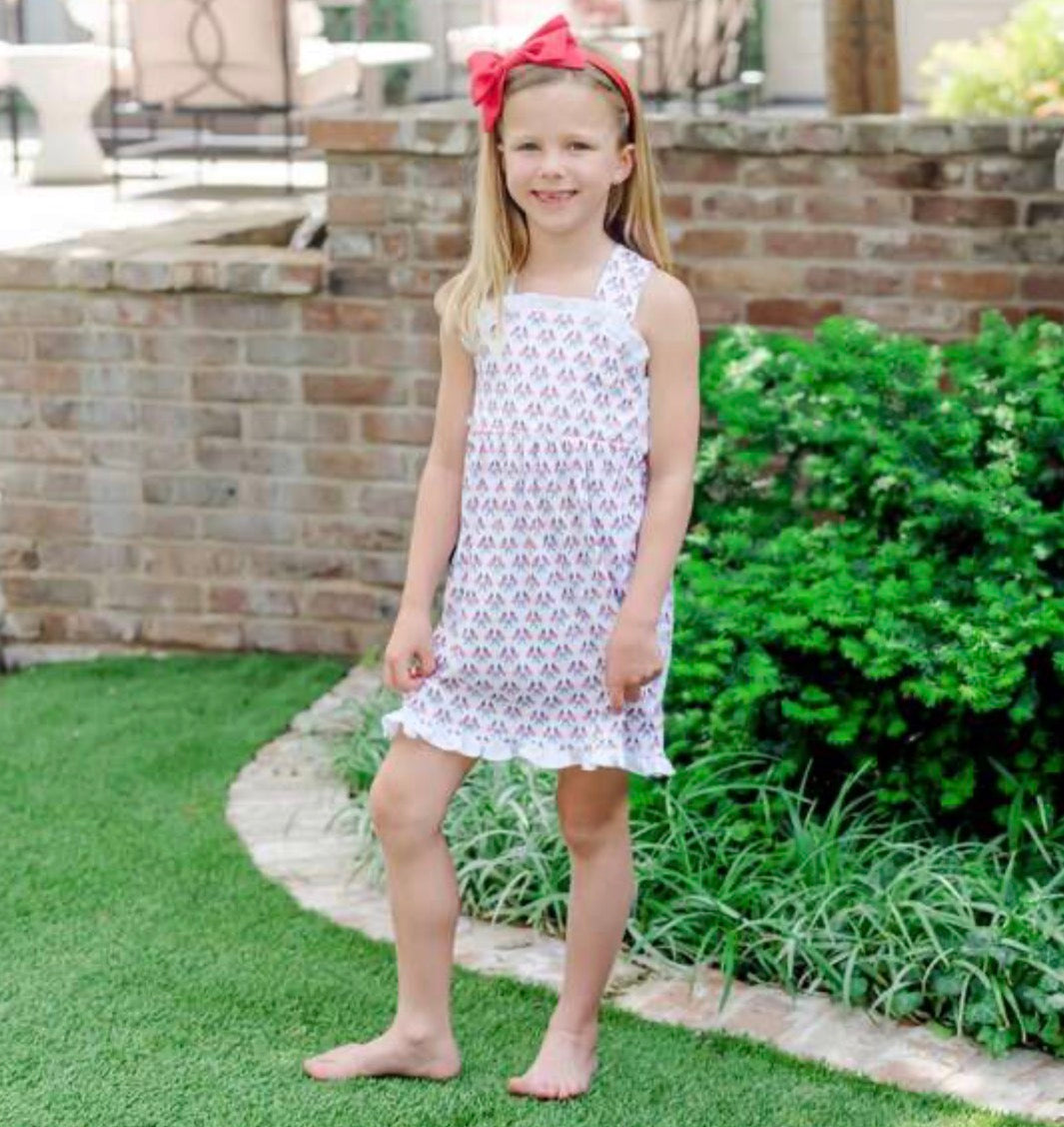 Lila & Hayes Eden Girls' - Stars, Stripes and Bows - Persnickety Shop
