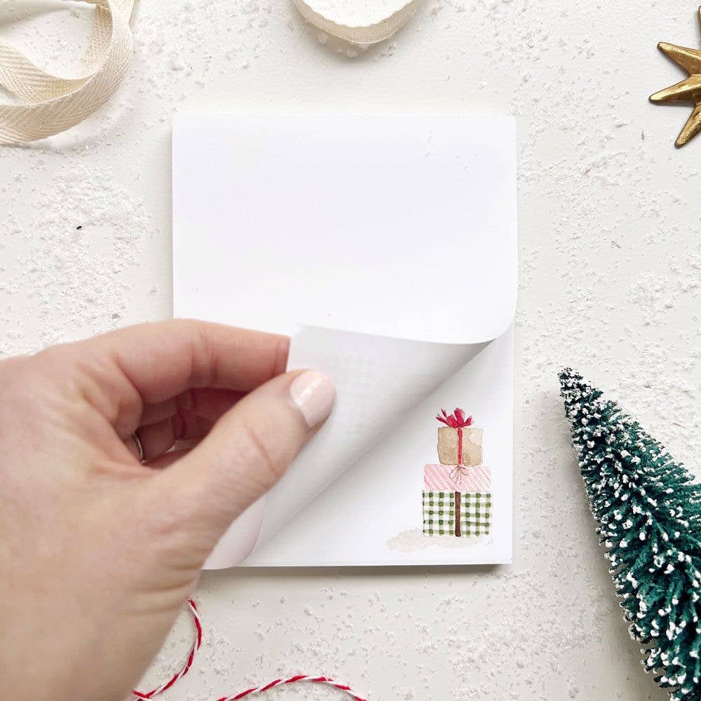 Christmas notepad: Gifts - Persnickety Shop