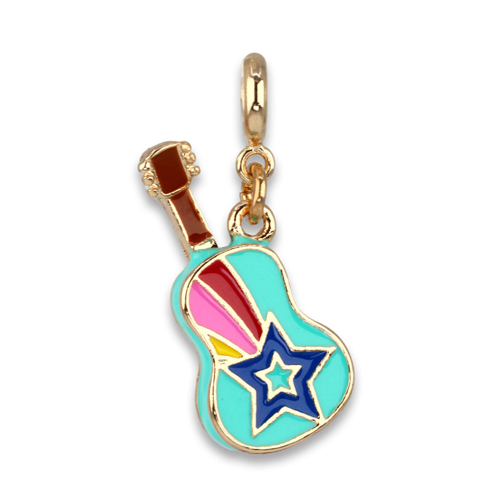 Gold Rebel Girls Guitar Charm - Persnickety Shop