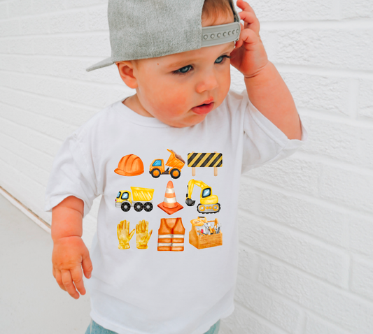 YOUTH Construction Toddler Boy Kids T-Shirt : 2T - Persnickety Shop