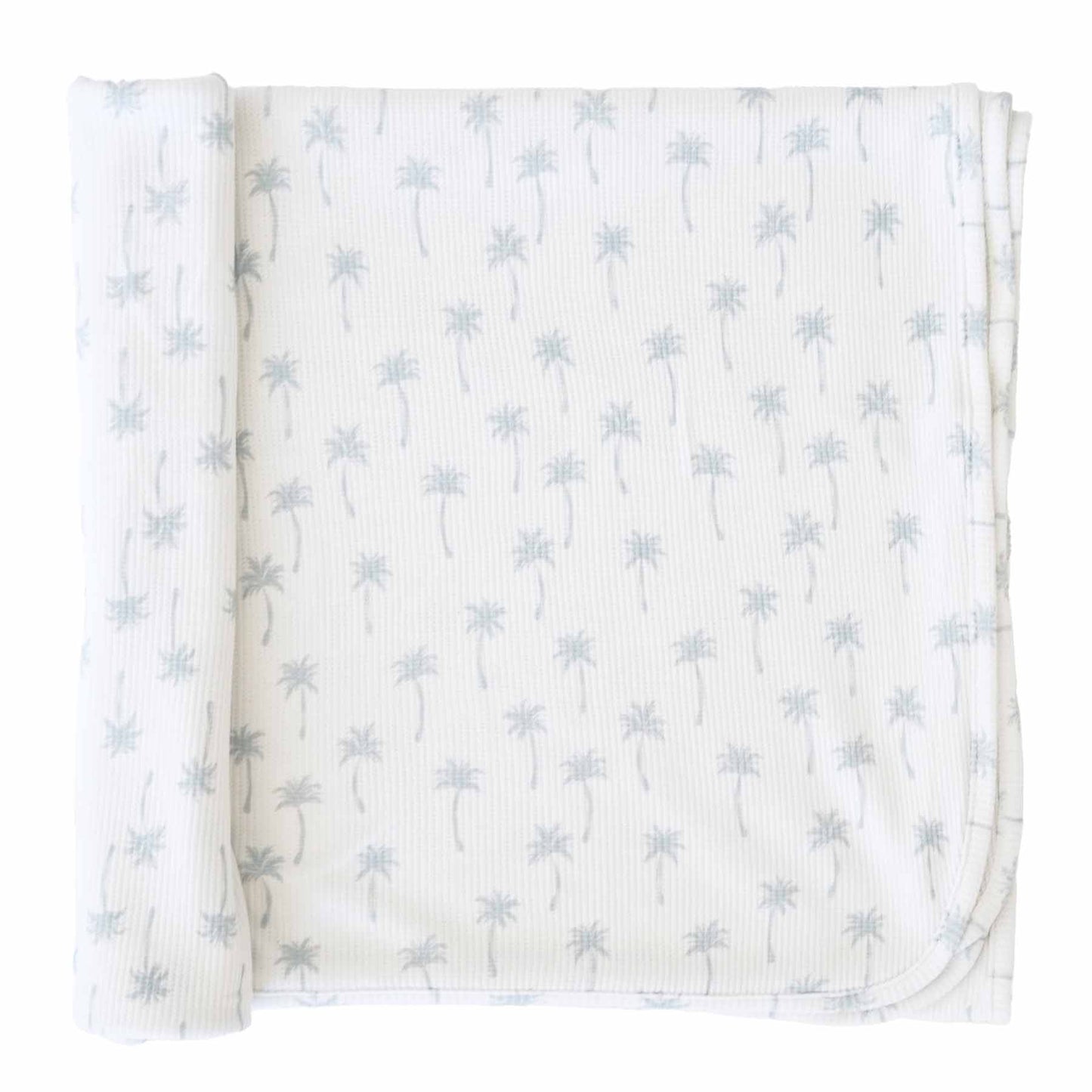 All Bamboo Waffle Swaddle Blankets: Eucalyptus - Persnickety Shop