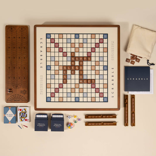 3-in-1 Game Collection: Scrabble, Trivial Pursuit & Cribbage - Persnickety Shop