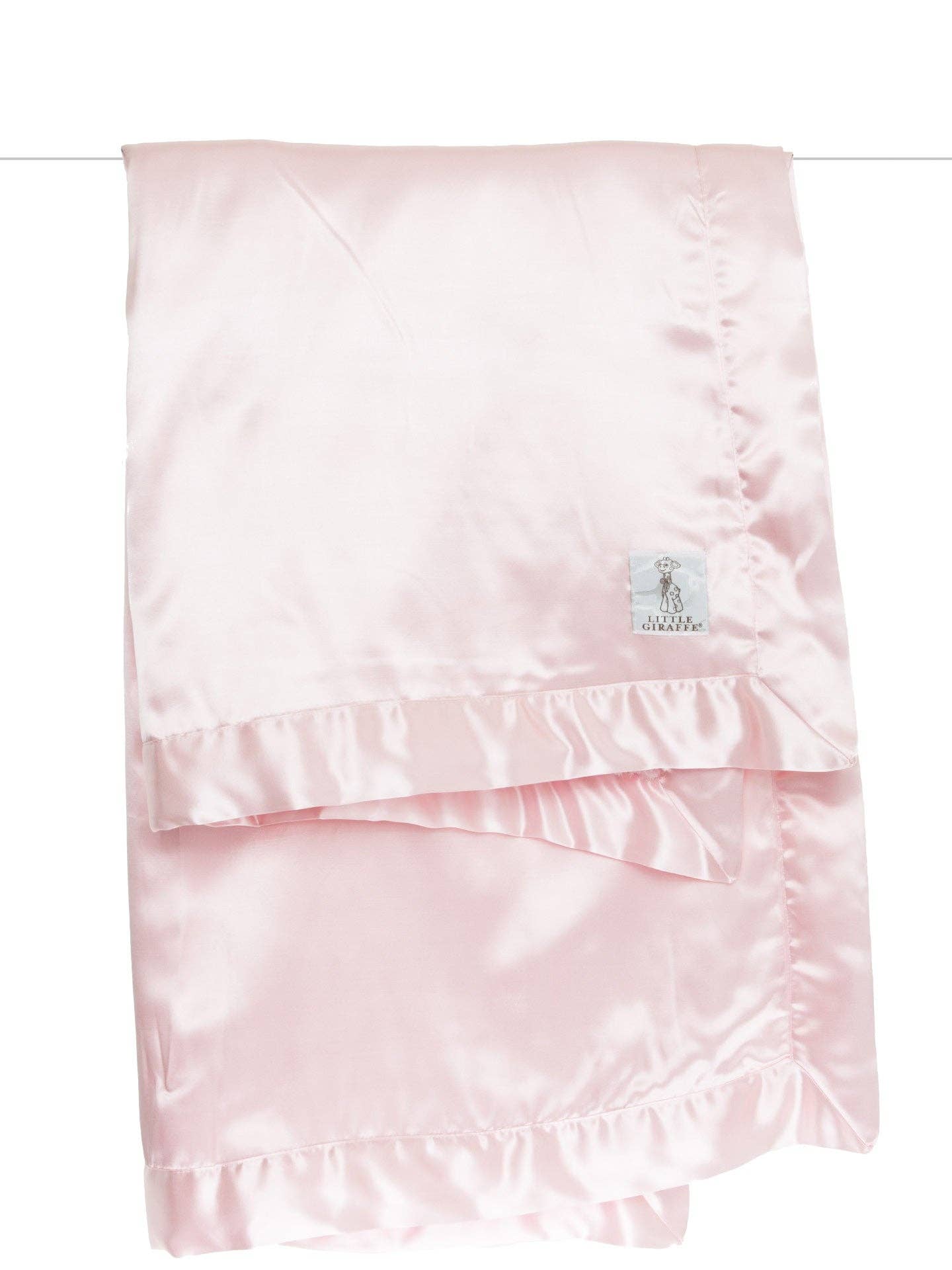 Chenille Satin™ Baby Blanket: Blue