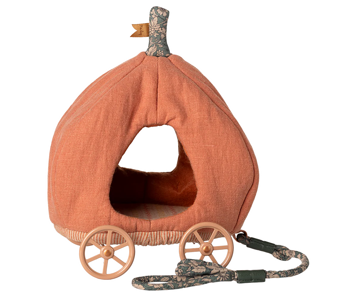 Maileg Pumpkin Carriage - Mouse - Persnickety Shop
