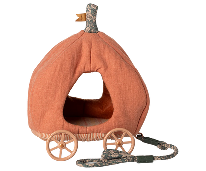 Maileg Pumpkin Carriage - Mouse - Persnickety Shop