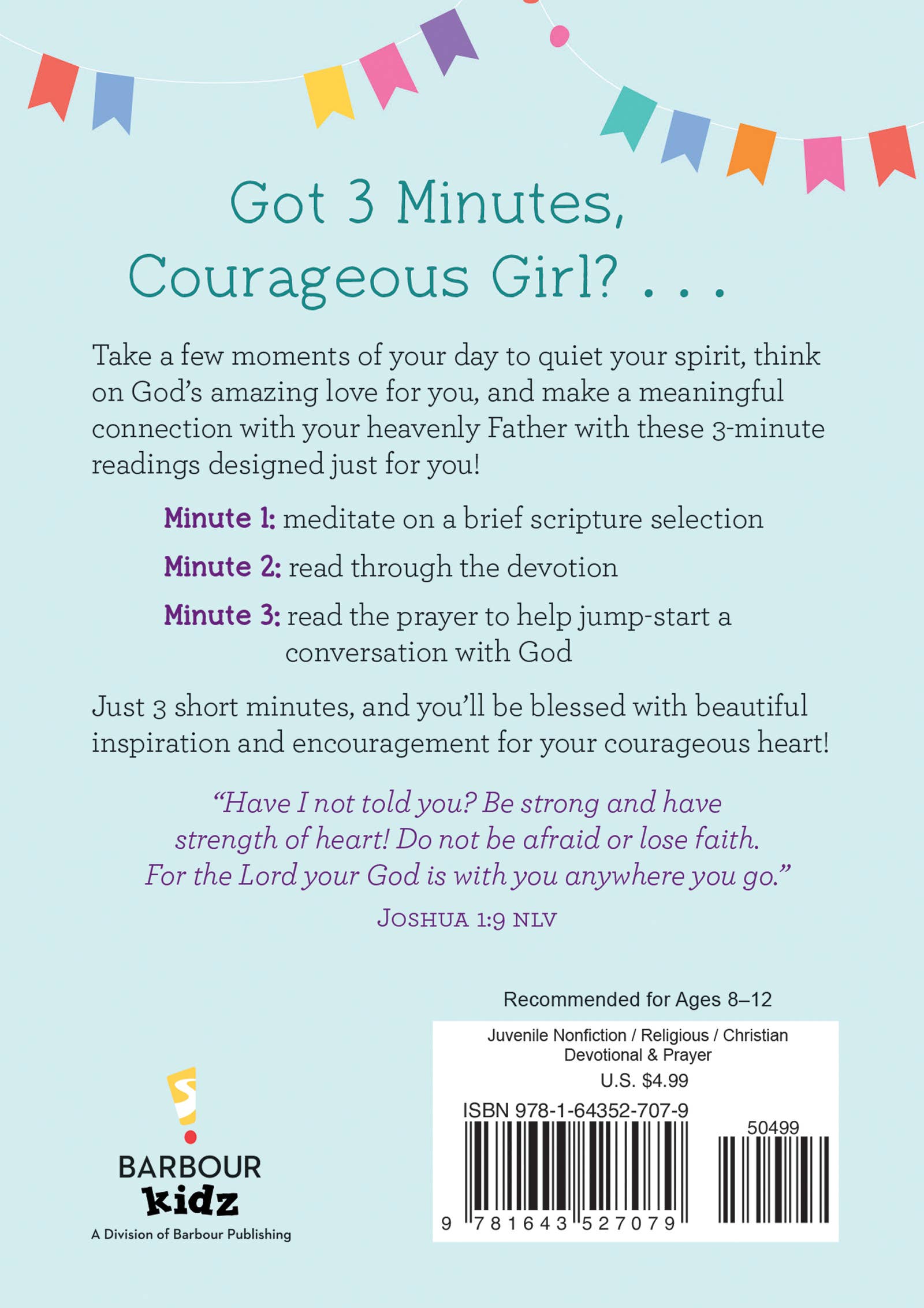 3-Minute Devotions for Courageous Girls - Persnickety Shop