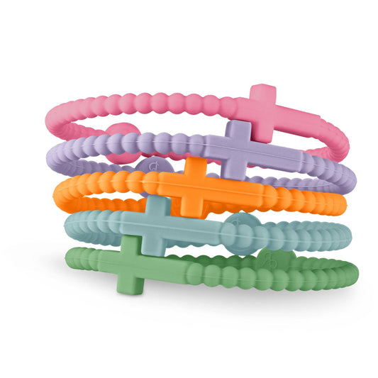 Jesus Bracelets (silicone cross bracelets): Boca (5 pack) / Large - Persnickety Shop