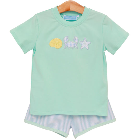 Trotter Street Kids Under the Sea Short Set - Persnickety Shop