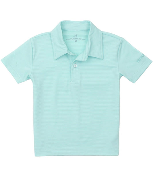 Properly Tied Boys Gulfport Polo Mint - Persnickety Shop