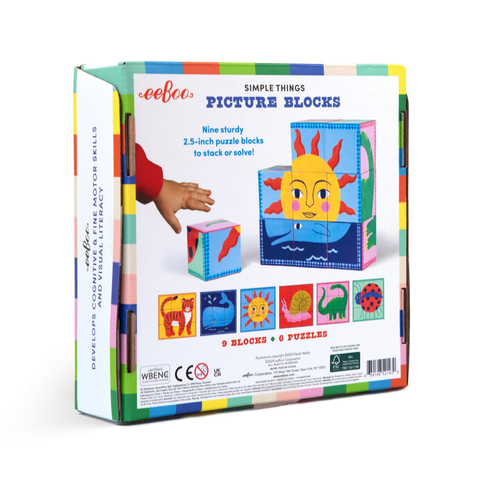 Eeboo Simple Things Picture Blocks - Persnickety Shop