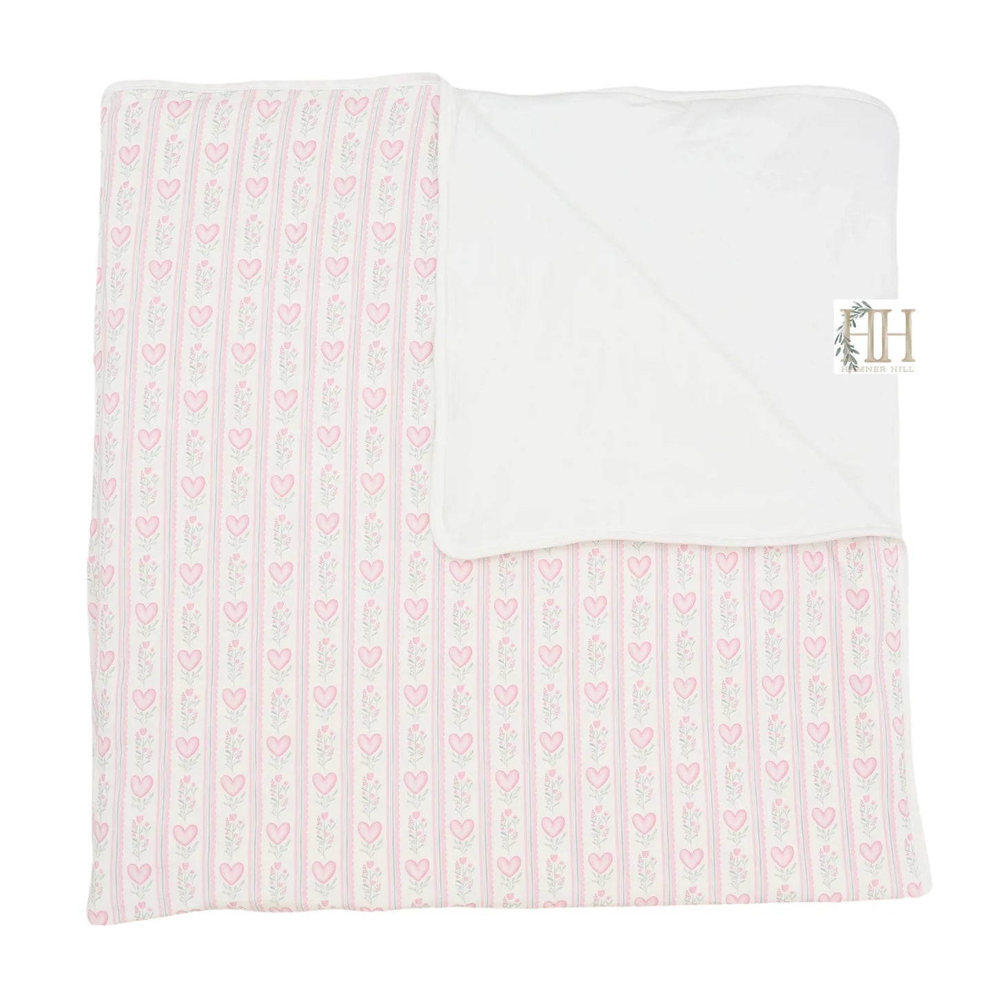 Hamner Hill Floral Heart Large Blanket - Persnickety Shop