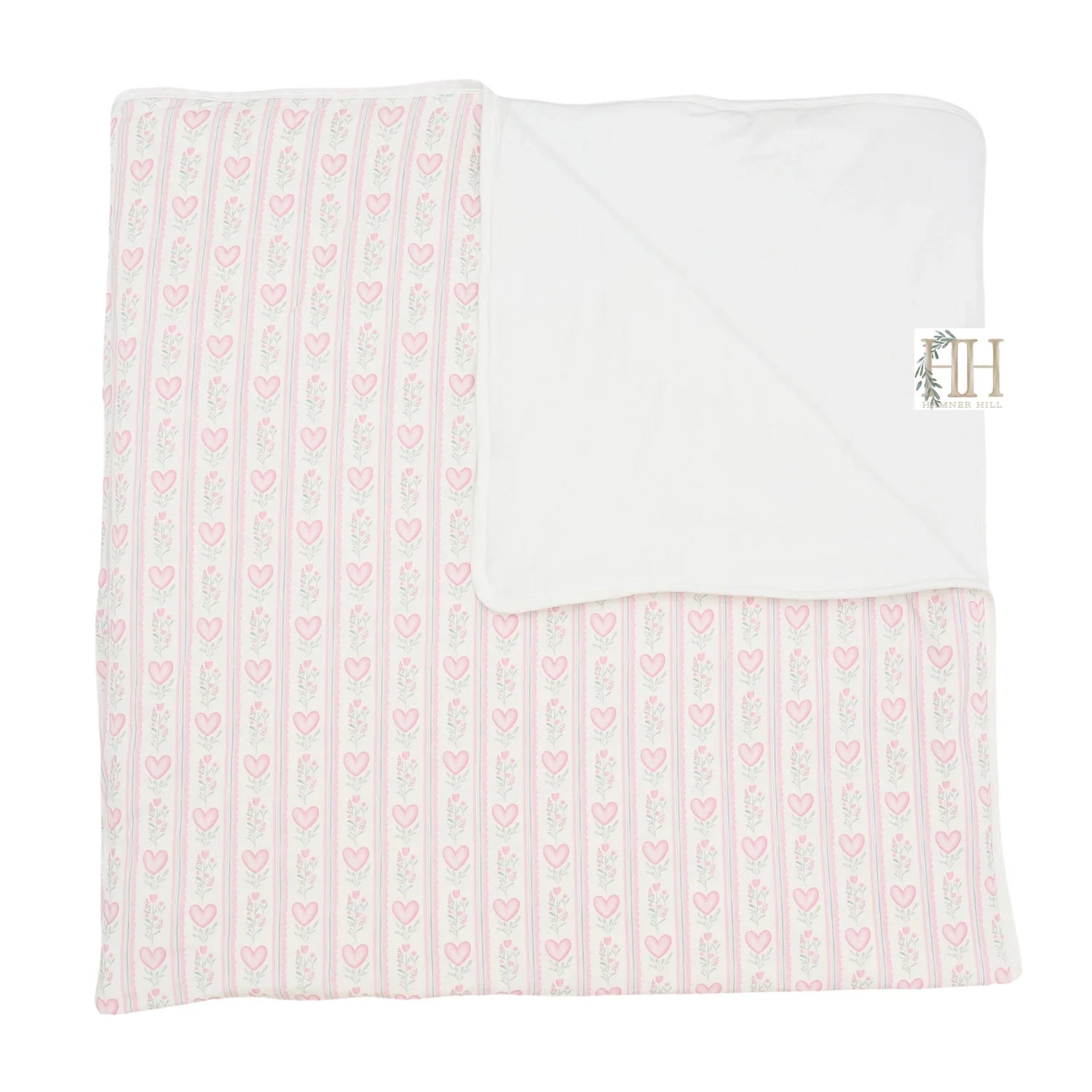 Hamner Hill Floral Heart Large Blanket - Persnickety Shop