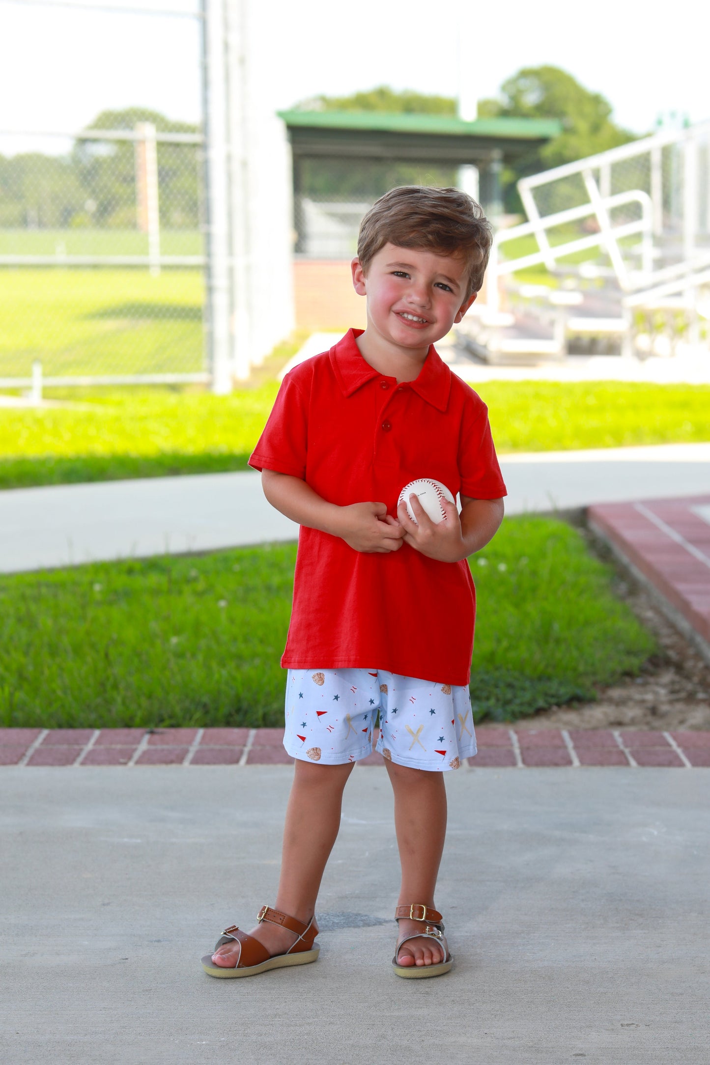Trotter Street Kids All-Star Polo Short Set - Persnickety Shop