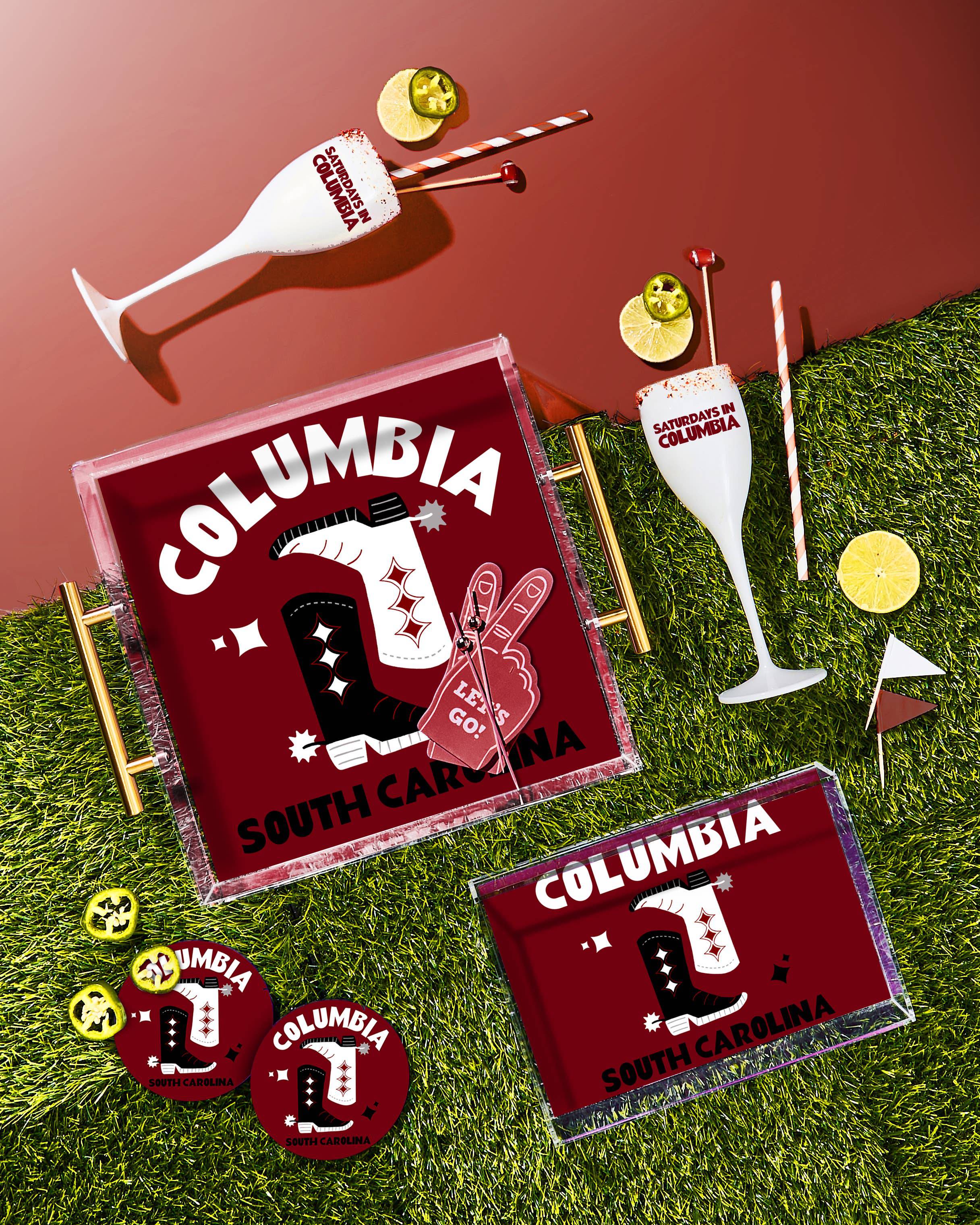 Columbia, South Carolina Acrylic Drink Coaster - Persnickety Shop