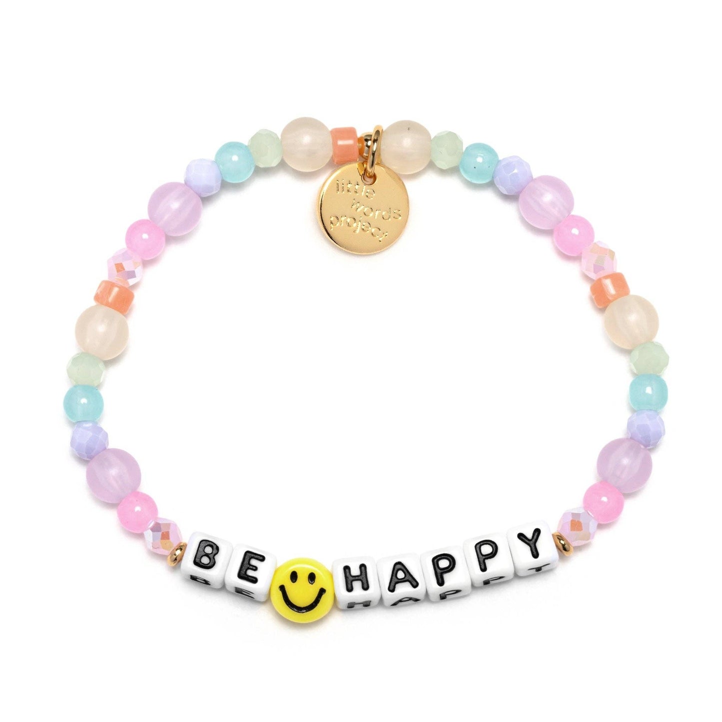 Little Words Ptoject White-Be Happy-Radiant Bliss: White / S/M