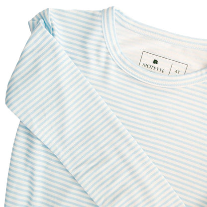 Seaside Stripe Bamboo Toddler Pajama Set: 2T - Persnickety Shop